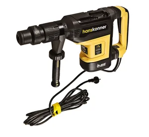 Hanskonner Перфоратор SDS-MAX PLATINUM, 1600Вт, 52мм, 2-15Дж, 150-305об/мин HRH1652M