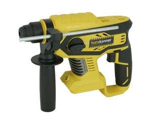 Hanskonner Перфоратор аккум 18В, Unibattery, 2.4Дж, 3 реж, 24мм, без АКБ и ЗУ, кейс HRH1824BL