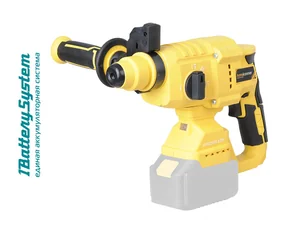 Hanskonner Перфоратор аккум б/щ HANSKONNER, 18В, 1BatterySystem, 2.2 Дж,3 реж,24мм, без АКБ и ЗУ HRH2022BL