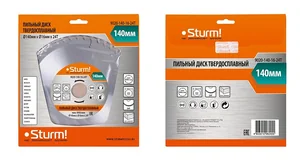 Sturm Пильный диск, размер 140х16x24 зубьев, твердосплавные напайки 9020-140-16-24T