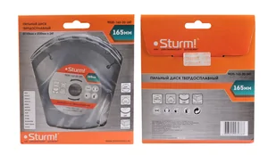 Sturm Пильный диск, размер 165x20/16x24 зуба, твердосплавные напайки 9020-165-20-24T