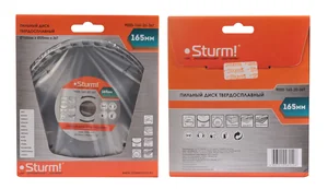 Sturm Пильный диск, размер 165x20/16x36 зубьев, твердосплавные напайки 9020-165-20-36T