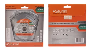 Sturm Пильный диск, размер 180x20x36 зубьев С ПЕРЕХОД. КОЛЬЦОМ НА 16мм 9020-180-20-36T