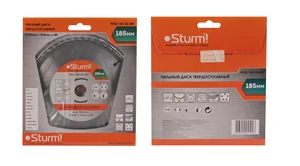 Sturm Пильный диск, размер 185x20x48 зубьев С ПЕРЕХОД. КОЛЬЦОМ НА 16мм 9020-185-20-48T