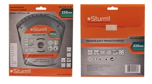 Sturm Пильный диск, размер 230x22x48 зубьев, твердосплавные напайки 9020-230-22-48T