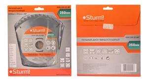Sturm Пильный диск, размер 250х32x48 зубьев С ПЕРЕХОД. КОЛЬЦОМ НА 30мм 9020-250-32-48T