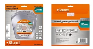 Sturm Пильный диск, размер 250x32x60 зубов С ПЕРЕХОД. КОЛЬЦОМ НА 30мм 9020-250-32-60T