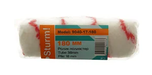 Sturm Валик сменный 180 мм, акрил, ворс 12 мм, ручка D 6 мм 9040-18-180