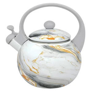 Appetite Чайник эмал 2,0л со свистком Мраморный FT7-MR