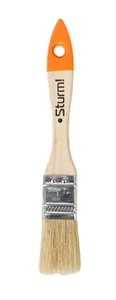 Sturm Кисть плоская "Практик" 1" (25мм), натуральная щетина, деревянная ручка, 9040-21-025SP