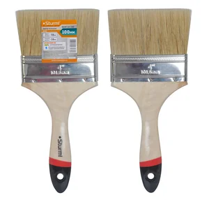 Sturm Кисть плоская "Euro" 4" (100 мм), натуральная щетина 9040-22-100