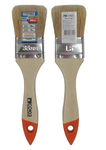 СОЮЗ Кисть плоская "Практик" 1,5" (38 мм), натуральная щетина 9040-21-038С