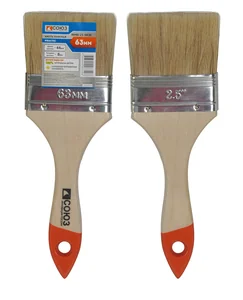 СОЮЗ Кисть плоская "Практик" 2,5" (63 мм), натуральная щетина 9040-21-063С