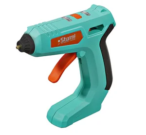 Sturm Пистолет клеевой аккумуляторный, 2000 мАч, D 7 мм, 6 стержней GG0715A