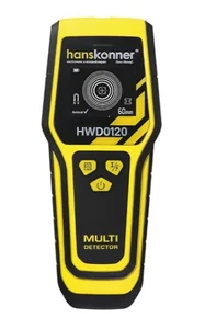 Hanskonner Детектор проводки, до 120мм, проводка-дерево-черные и цветные металлы, 9В, HWD0120