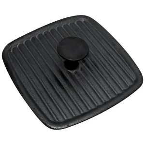 MALLONY Пресс для гриля чугунный с бакелитовой ручкой, квадратной формы, PRESSA, диа 21*21 см 985058-SK