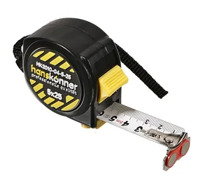 Hanskonner Рулетка 5x25мм, 2 стопа, компактн. корпус, 2 стопа,мощный магнит, HK2010-04-5-25