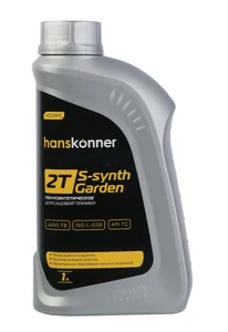 Hanskonner Масло 2Т красн., п/синт. JASO FB/ISO-L-EGB, 1л, H0201PS