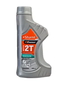 Sturm Масло 2Т минерал., G-Energy, красное, JASO FB/ISO-L-EGB, UNIVERSAL МОТО 2T, 0.946 л, OM0201B
