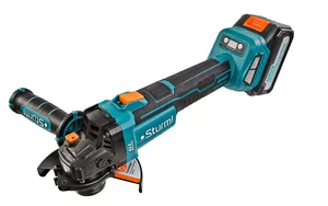 Sturm УШМ аккумуляторная б/щ 18В, 1BatterySystem, 125мм, плавн пуск, 1х4Ач,кейс CAG18125BLE