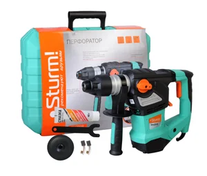 Sturm Перфоратор 1850Вт, 36мм, 7Дж,4400уд/мин,900об/мин,3 реж,ВЕРТИКАЛ,метал корп,кейс RH2518