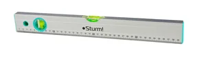 Sturm Уровень строительный 400 мм, 2 глазка, точность 1мм/м, 2015-07-0400SP