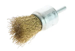 Sturm Корщетка-насадка для дрели Кистеобразная мягкая, 22 мм, хвост 6 мм, латун.волн. 5240802