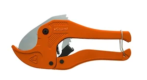 Sturm Ножницы для резки труб ПВХ 42мм, авторазведение рукояток, стопорная скоба 5350101
