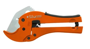 Sturm Ножницы для резки труб ПВХ 42мм, обрезиненная рукоять 5350102
