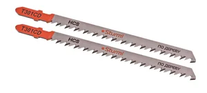 Sturm Пилки для лобзика по дереву T301CD, 2 шт, 115х90мм, шаг зуба 3мм, чистый прямой рез, HCS, 5250601