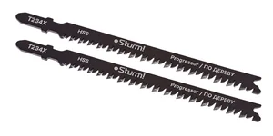 Sturm Пилки для лобзика по дереву T234X, 2 шт, 117х91мм, шаг зуба 2-3мм, ПРОГРЕССОР, HCS, 5250616