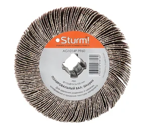 Sturm Щетка Шкурка Р60,d=115 мм,удал.ржавчины и царапин,шлиф. И придание текстуры, AG1014P-9960