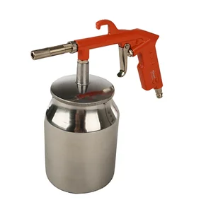 Sturm Пистолет пескоструйный 3-4 бар, сопло медное d=2, 5мм, бачок 1л AU-1720-03