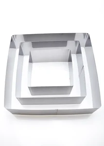 Ramozi Форма для торта 3 шт Квадрат RA-6179