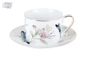 КОРАЛЛ Пара чайная 250мл. Garden joy 1404W-18ZSBD-2