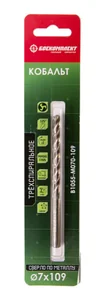 БОЕКОМПЛЕКТ Сверло по металлу ТРЁХСПИРАЛЬНОЕ Кобальт 7,0х109мм B1055-M070-109
