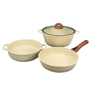 ГОРНИЦА Набор посуды универсальный 4 пр 26 см стек крышка съемная ручка Оникс нУн02он