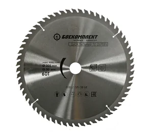 БОЕКОМПЛЕКТ Пильный диск по дереву 305x30мм, 60 зубьев, B9022-305-30-60