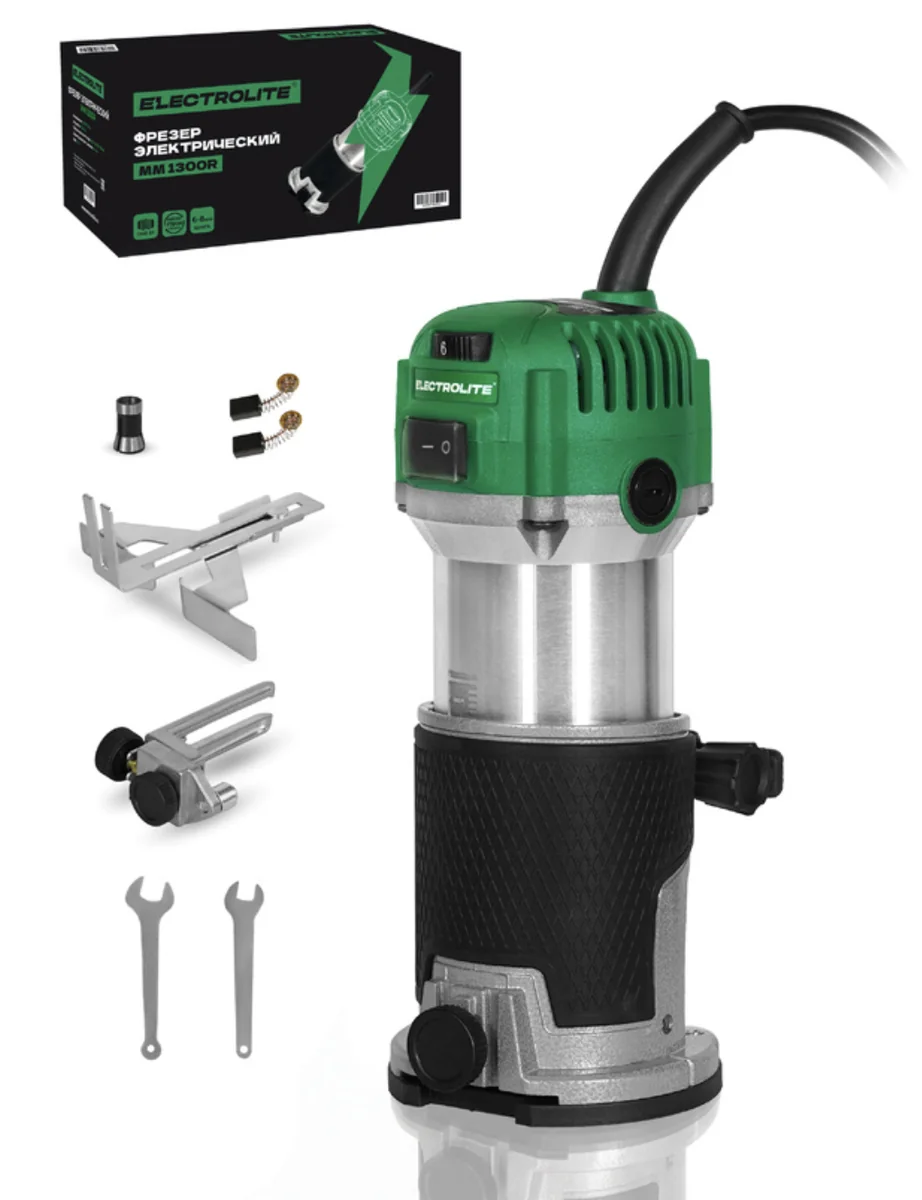 ELECTROLITE Фрезер MM 1300R - параллельная направляющая: В комплекте идёт направляющая для создания прямых резов и пазов