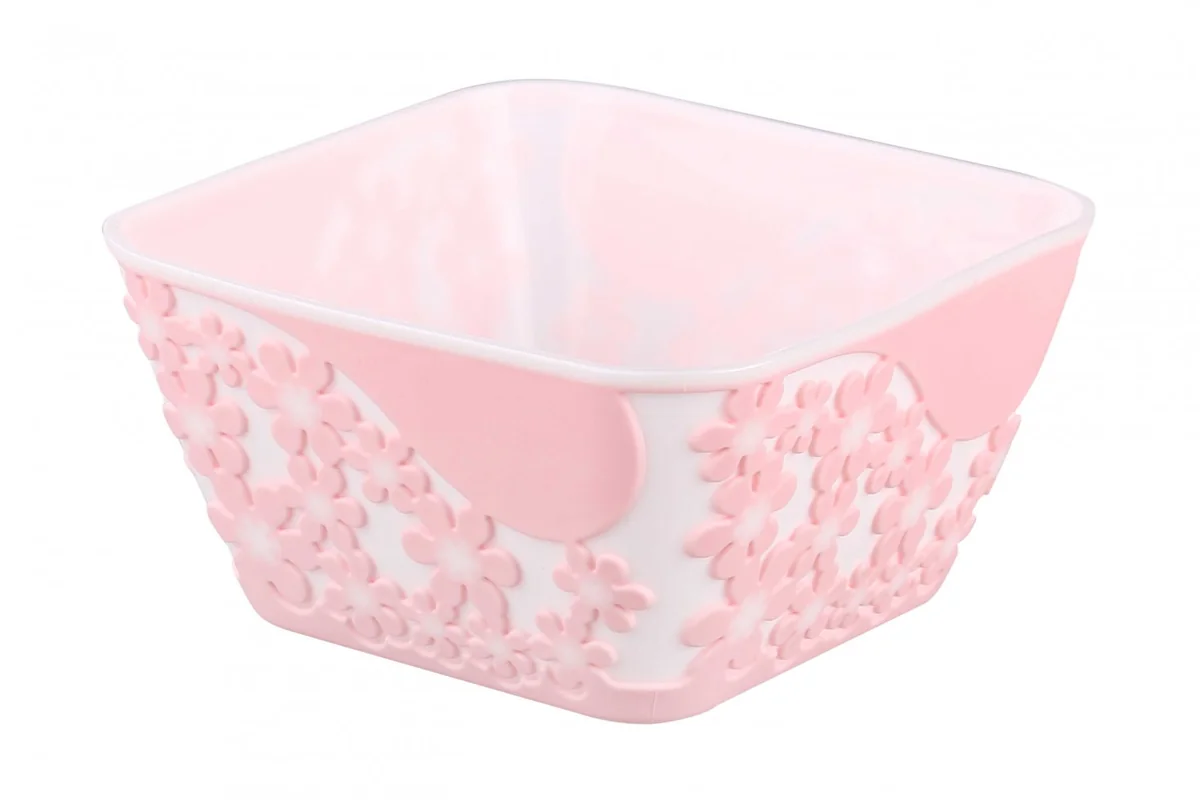 АЛЬТЕРНАТИВА Салатник 1,0 л. Бархат М 7277 розовый