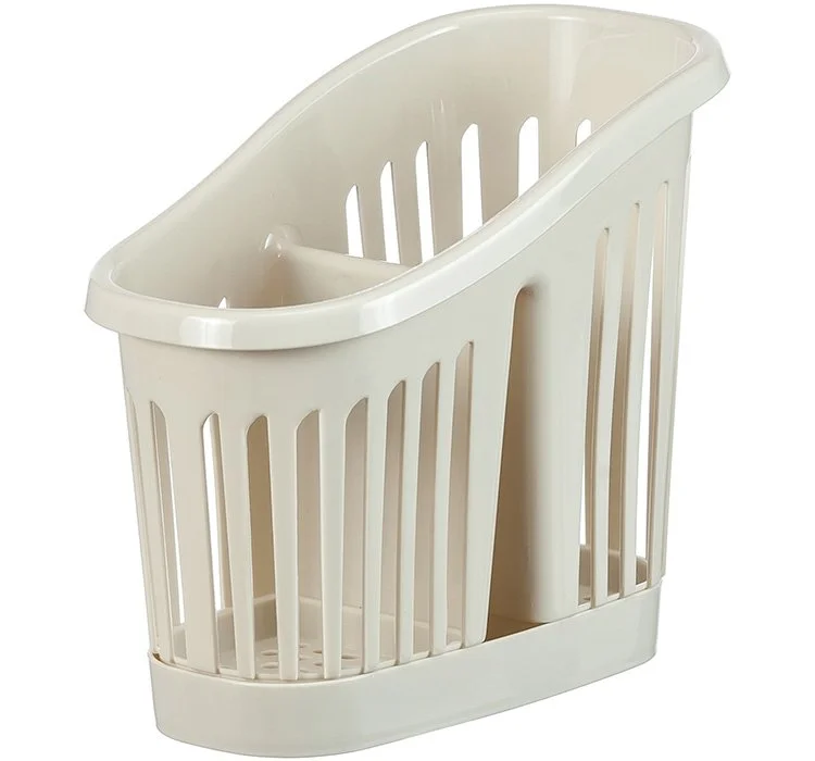 М-ПЛАСТИКА Сушилка для столовых приборов М 1165 белый ротанг