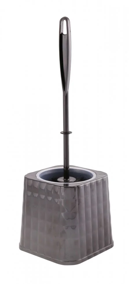 АЛЬТЕРНАТИВА Комплект для туалета Кристалл М 7763 черный