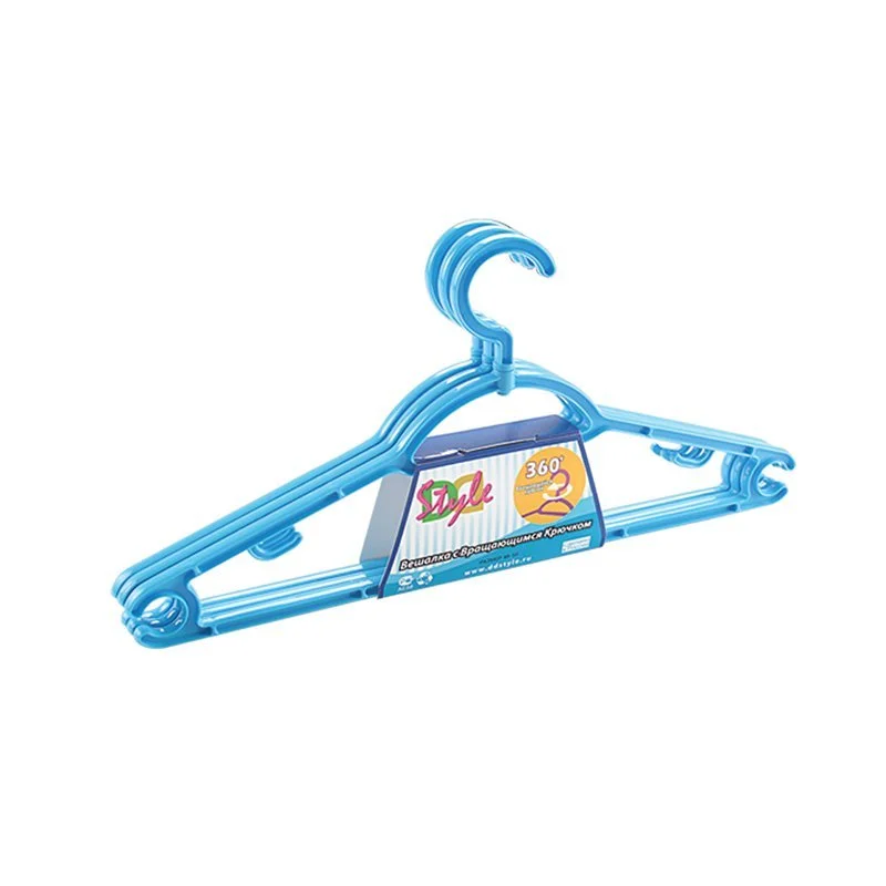 DD STYLE Комплект вешалок с вращающимся крючком 48-50 р. (3шт.) 05203 микс