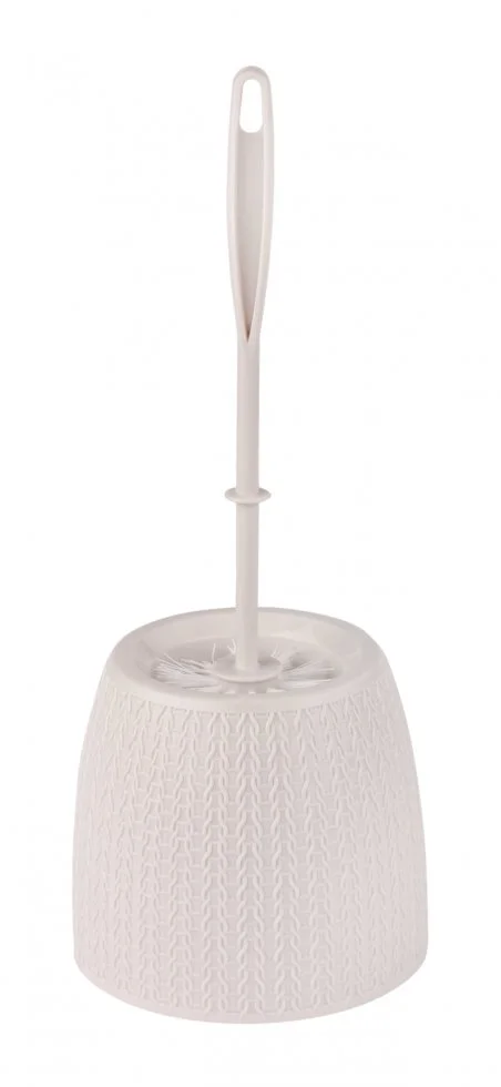 АЛЬТЕРНАТИВА Комплект для туалета Вязаное плетение М 7627 светло-серый