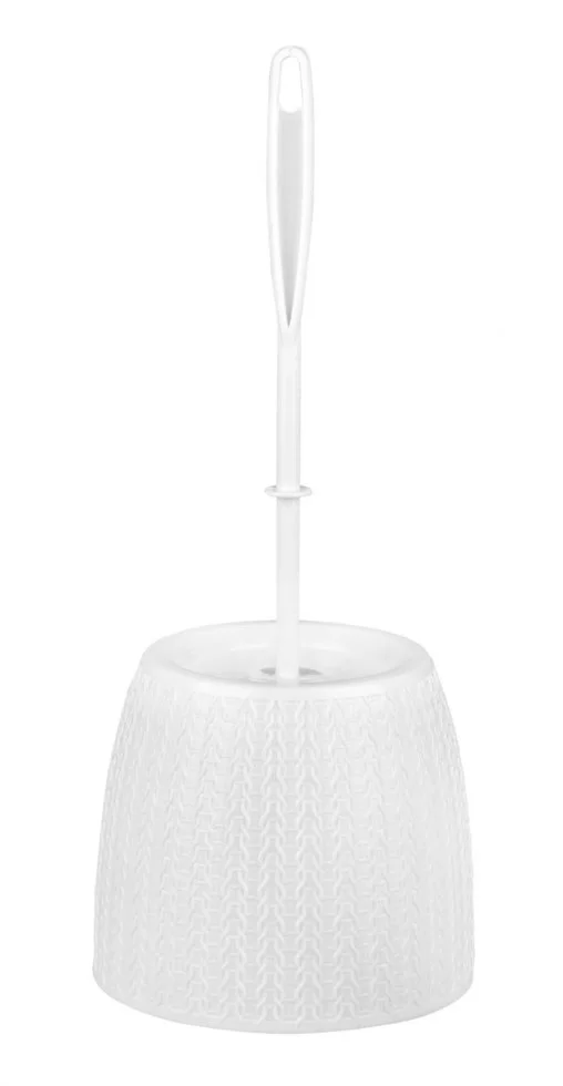 АЛЬТЕРНАТИВА Комплект для туалета Вязаное плетение М 6895 белый