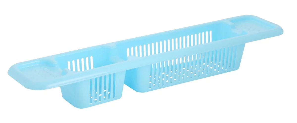АЛЬТЕРНАТИВА Полка для ванны М 5633 голубой