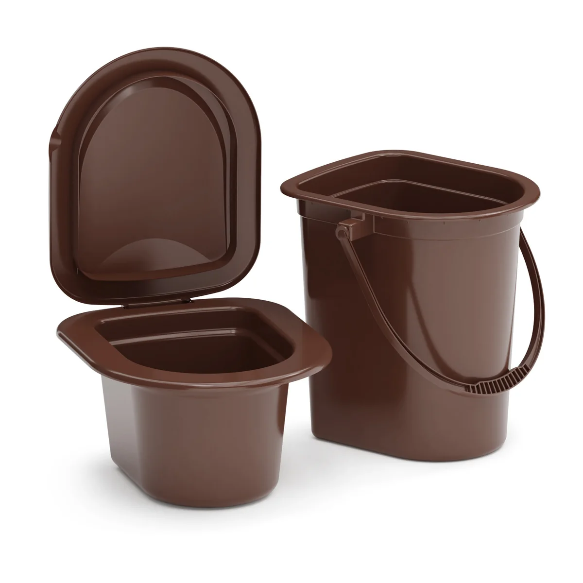 АЛЬТЕРНАТИВА Ведро-туалет 17 л. М 3051 коричневый