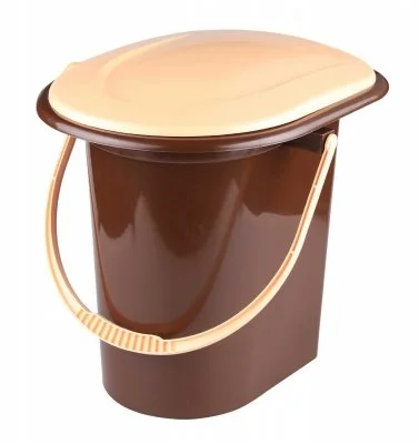 АЛЬТЕРНАТИВА Ведро-туалет 17 л. М 1319 коричневый