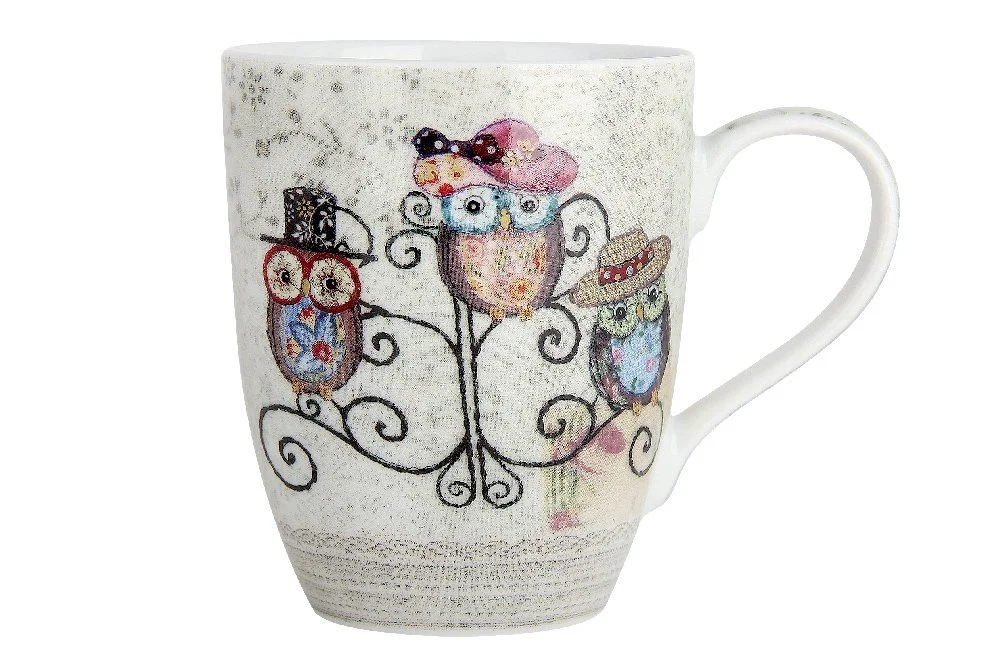 КОРАЛЛ Кружка 350мл. Owl Hatstand B0941-A07011