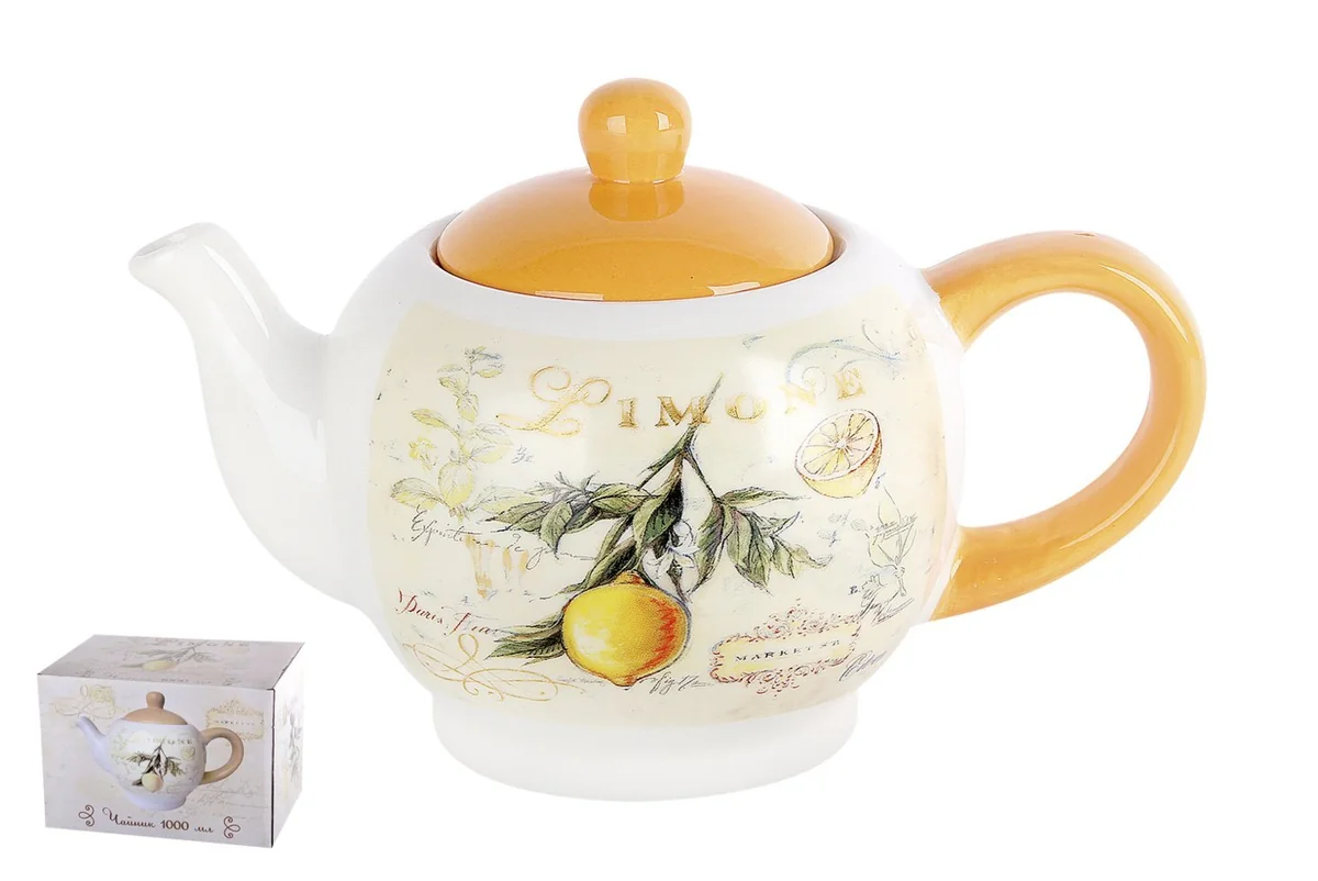 КОРАЛЛ Чайник заварочный 1000 мл Tuscan vegetables ZFC047-36